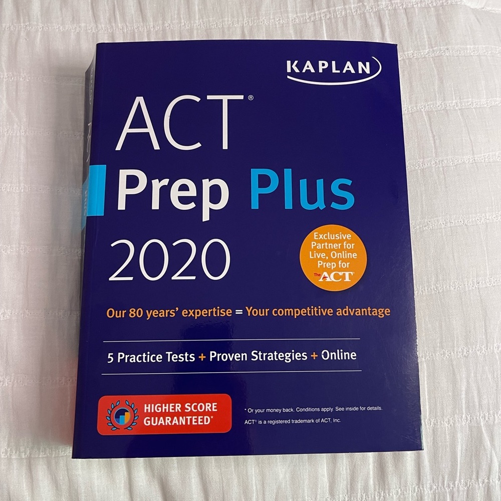 Kaplan ACT Prep Plus book